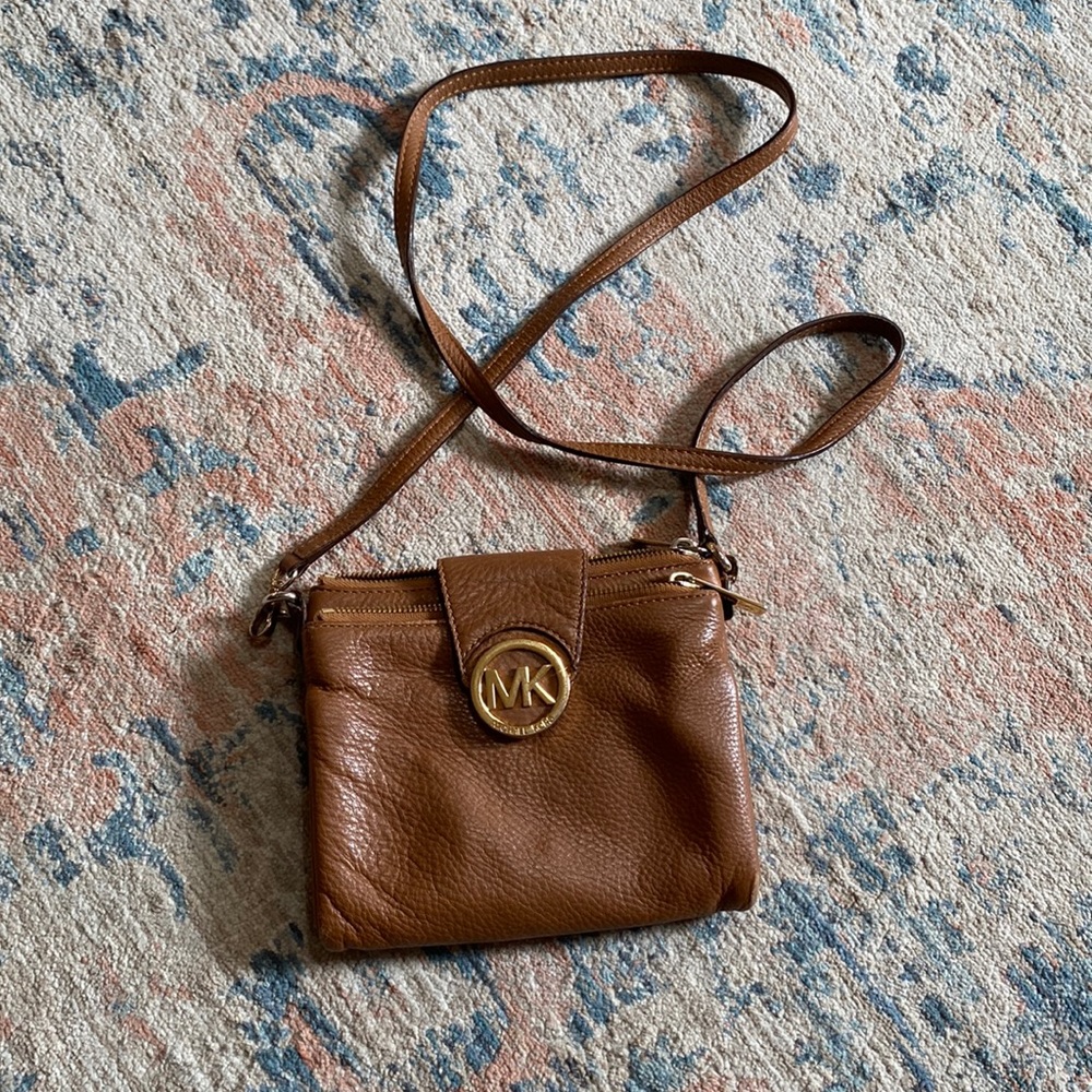 Michael Kors leather crossbody bag